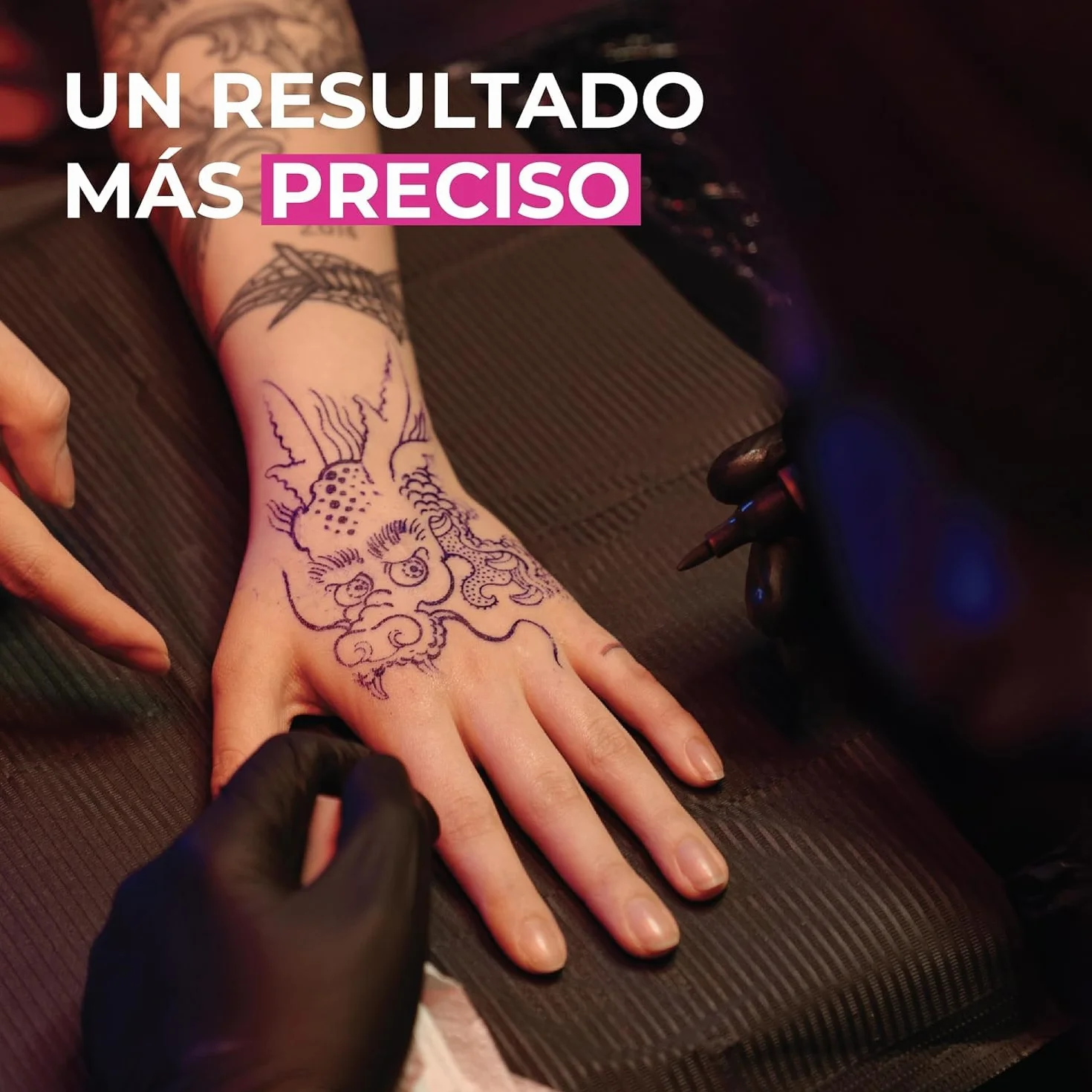 PACK Stencil Tattoo Gel Loción Fijadora Plantillas 200 ml + Vaselina Filante de Uso Profesional 500 ml | Tatuajes