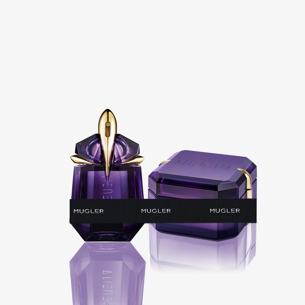 MUGLER Alien Eau De Parfum, Perfume Para Mujer, Ambarino, Amaderado y Floral, Fragancia Excepcional, Recargable, 30 ml + MUGLER Alien Crema Corporal Perfumada, 200 ml