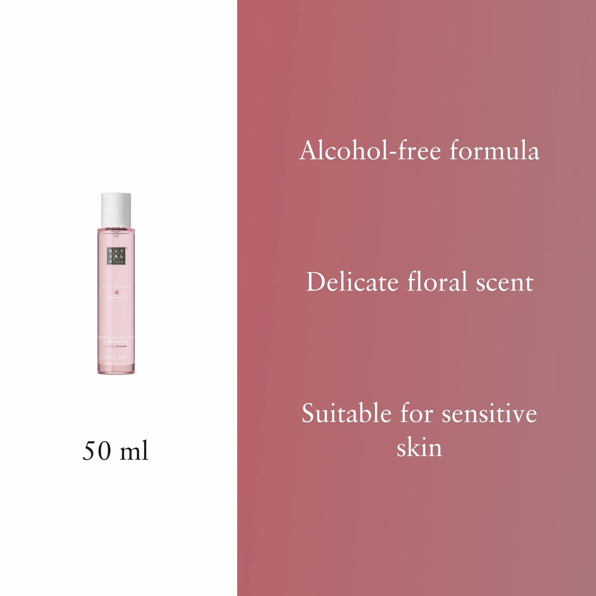 RITUALS Bruma para el cuerpo y el cabello de The Ritual of Sakura - con Flor de Cerezo - Aroma floral y delicado - 50 ml