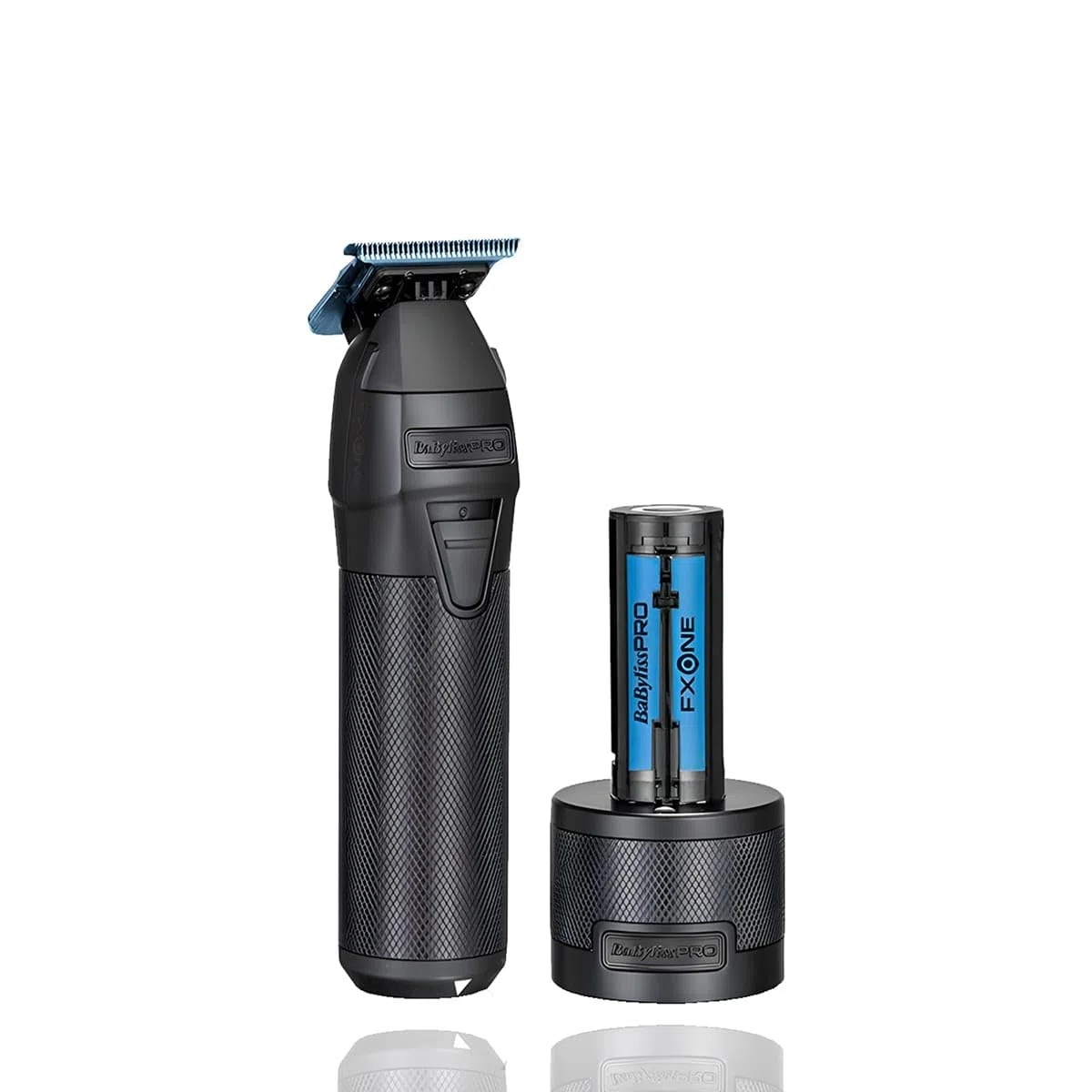 BabyLiss Pro FXONE Skeleton Metal Black Trimmer Máquina de Corte para Detalles | Cortapelos con Cuchilla en T | FX799MBE