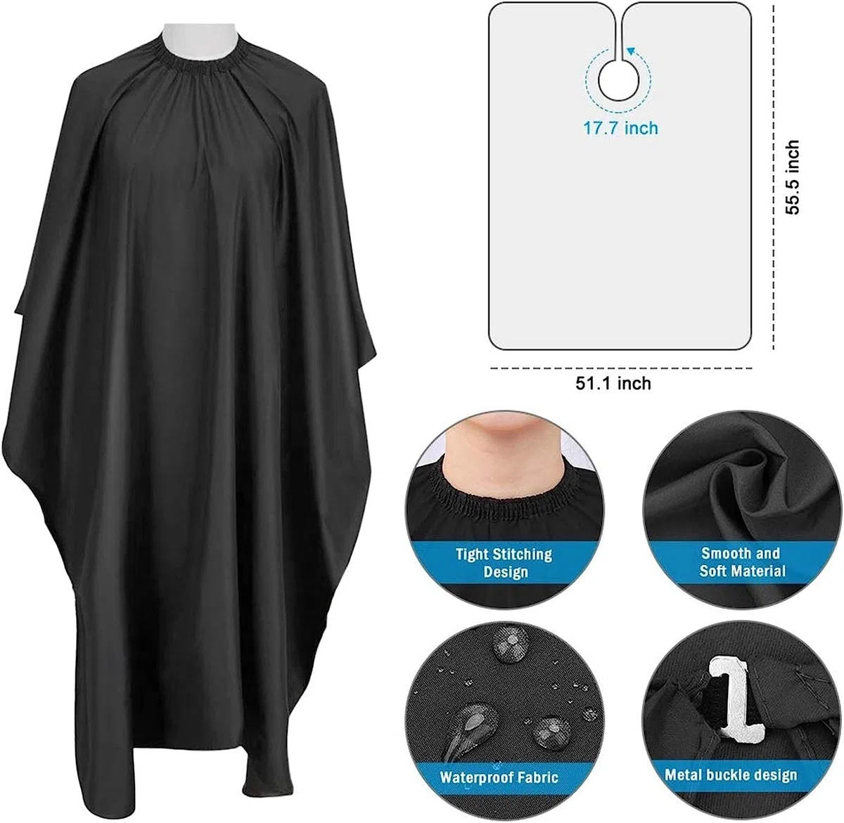 Juego de Tijeras de peluquería de 6 Pulgadas, ergonómicas, de Acero, para entresacar el Cabello, Ideales para Principiantes (7 Piezas).