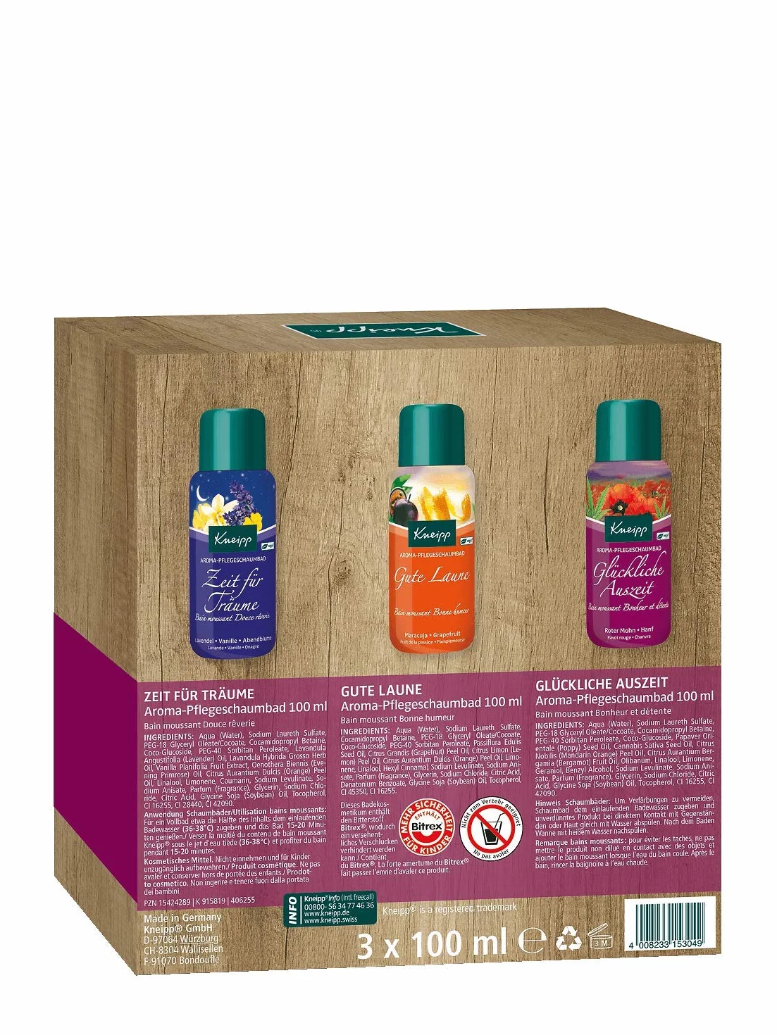 Kneipp Happy Bath Time - Paquete de baño de burbujas