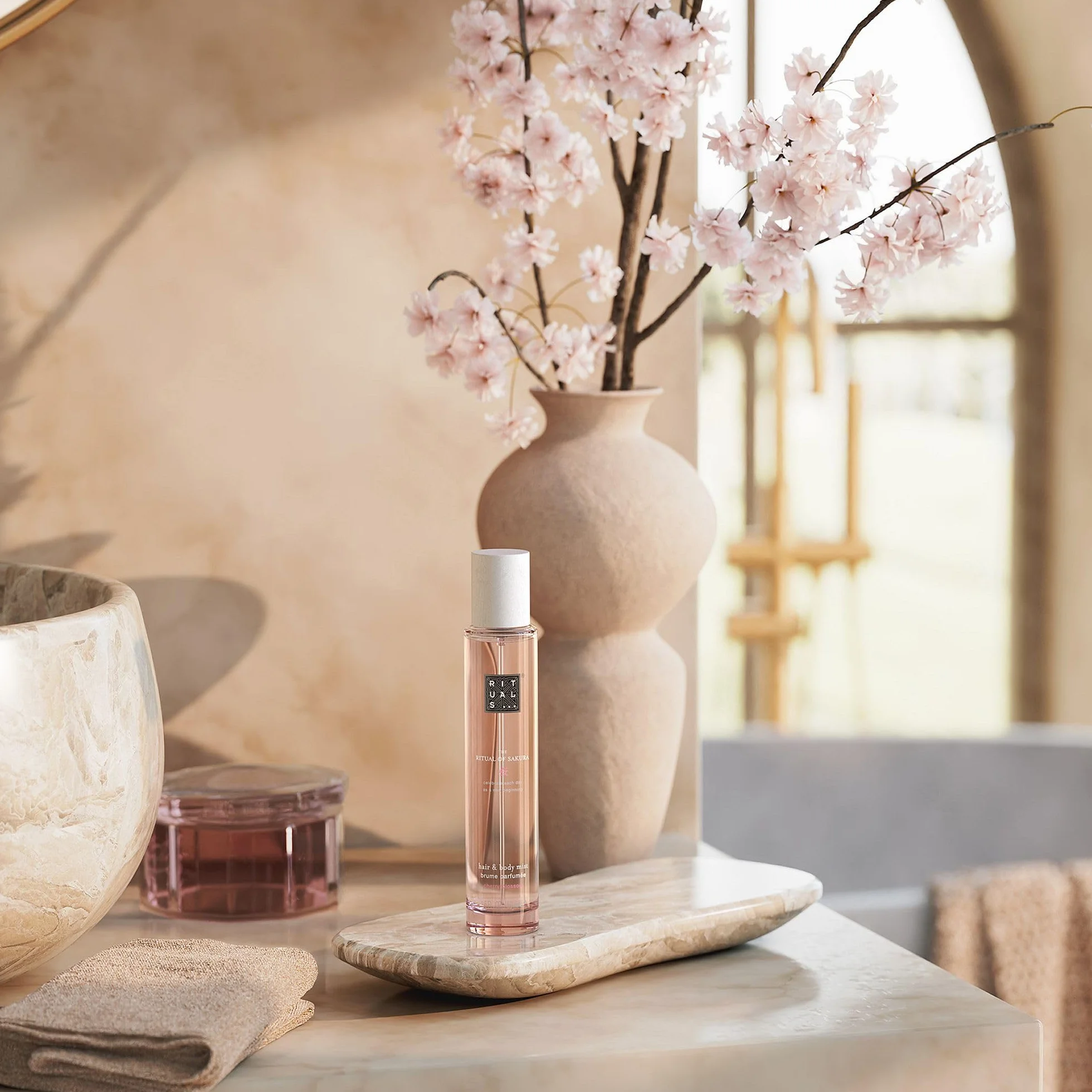 RITUALS Bruma para el cuerpo y el cabello de The Ritual of Sakura - con Flor de Cerezo - Aroma floral y delicado - 50 ml