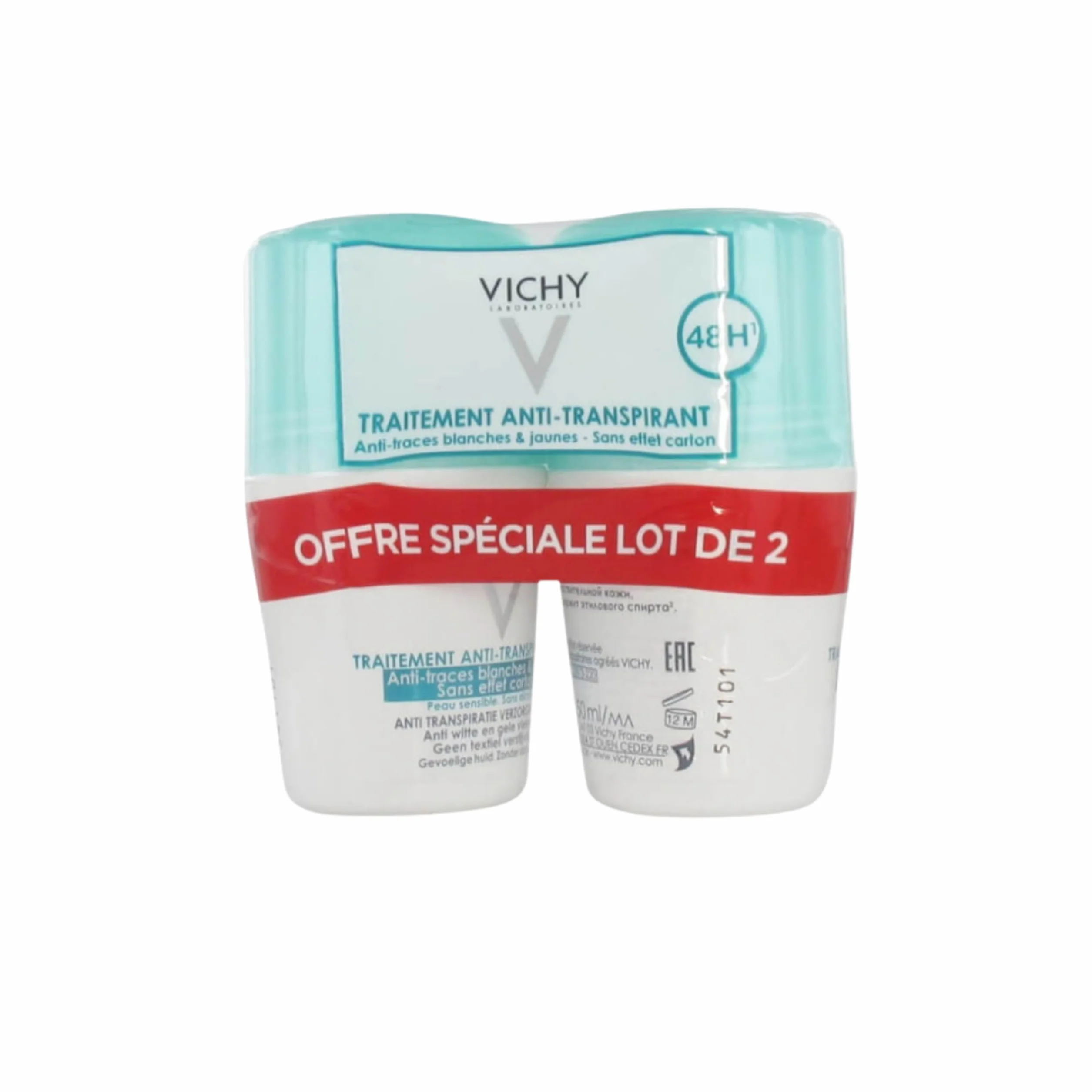 Vichy CVI08202 48H Desodorante Roll On Antitranspirante - 100 ml