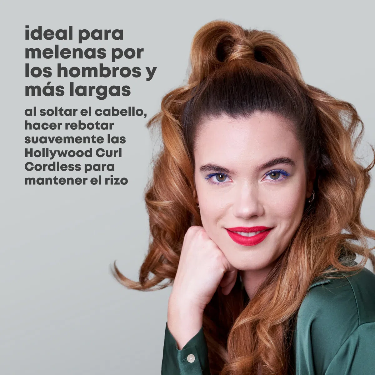 REVAMP iGen Hollywood Curl Rizador de Pelo Inalámbrico - Automático | Estilizador Rotativo, Barril Iónico de Cerámica, Ondulador, Rizos Definidos, Ondas de Playa