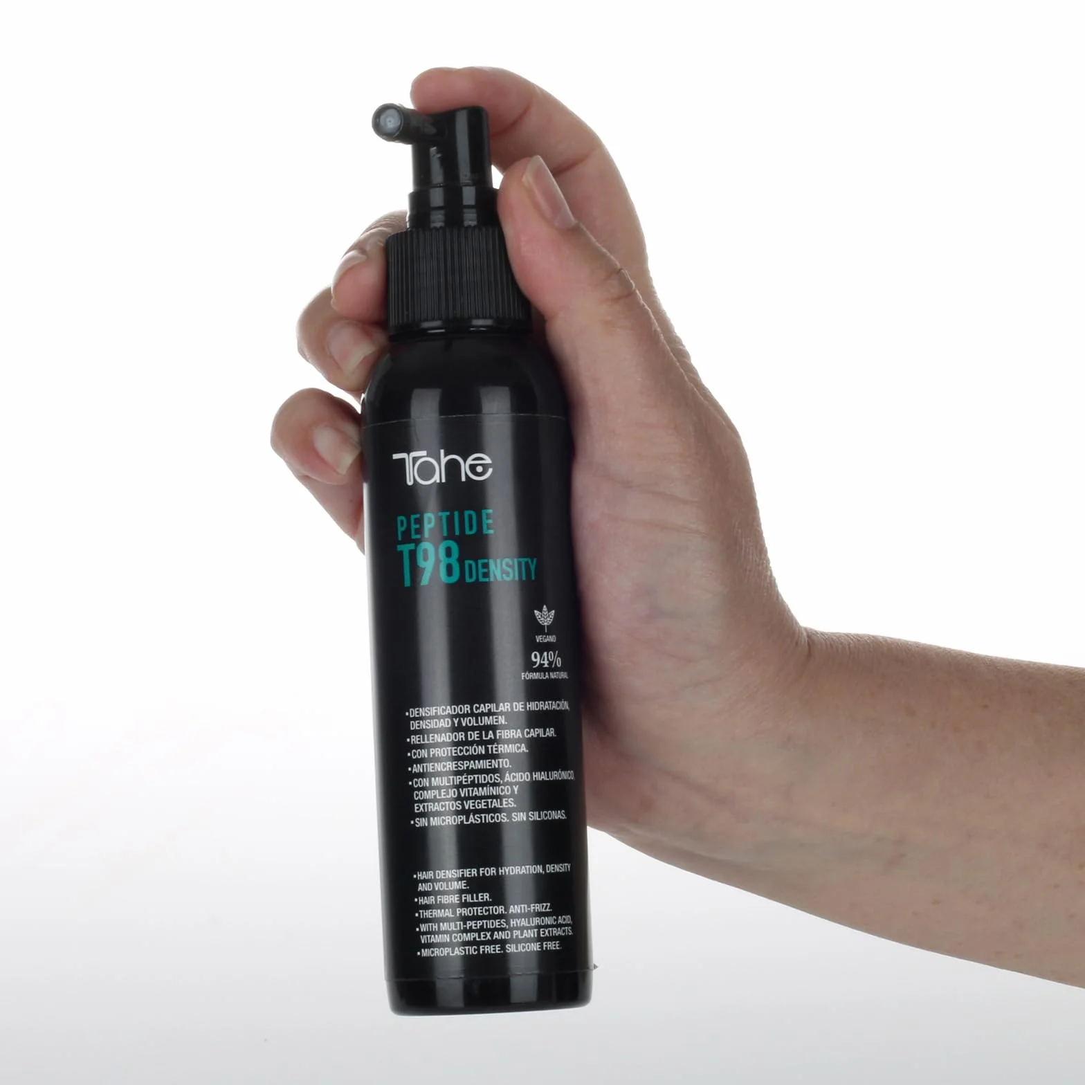 Tahe Peptide T98 Crema de peinado densificadora capilar Density que aporta hidratación, densidad y volumen, 125 ml