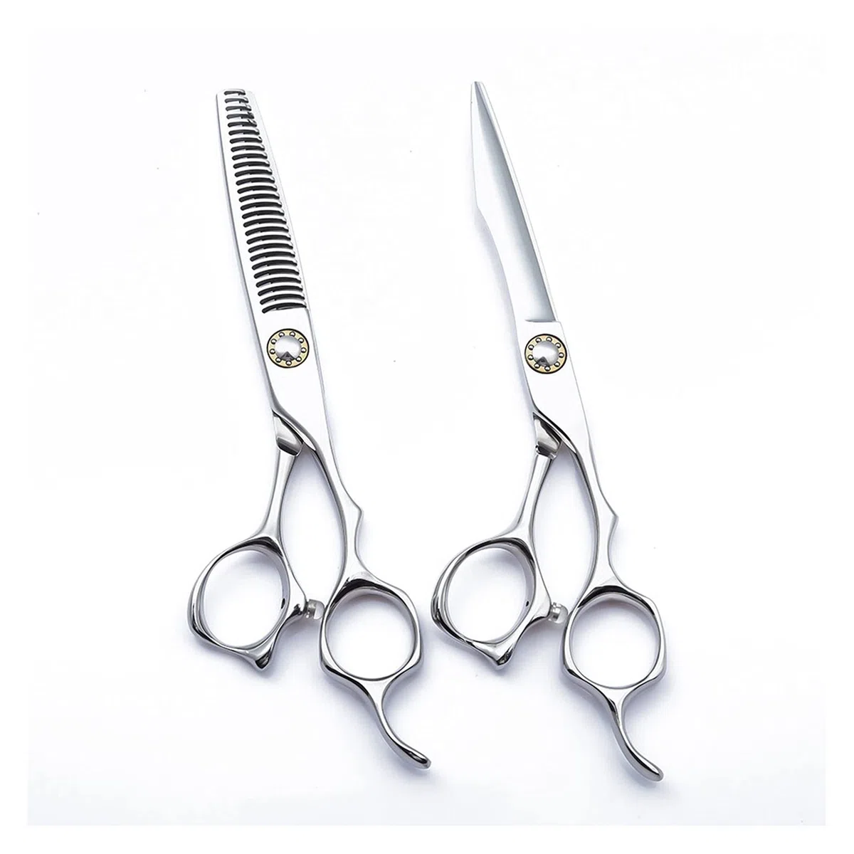 Tijeras de Corte de Pelo de 10 Pulgadas, Tijeras de Peluquero, Tijeras de peluquería, Tijeras de Corte de Pelo con Tornillo de rodamiento de Personalidad, Juego de Tijera(Tijeras de Corte)