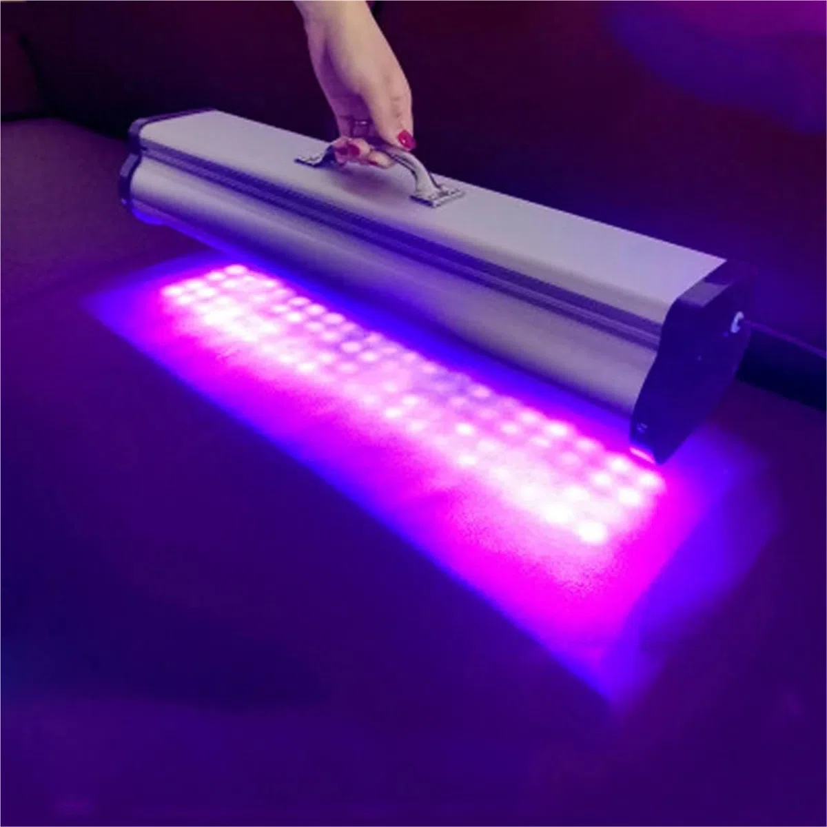 lámparas led Lámpara De Curado, LED Coloidal Portátil Sin Sombras Para Tinta Verde Con Luz Ultravioleta 365 Nm, 395 para Casa, Salón, Viajes, Talleres(150W_395NM)