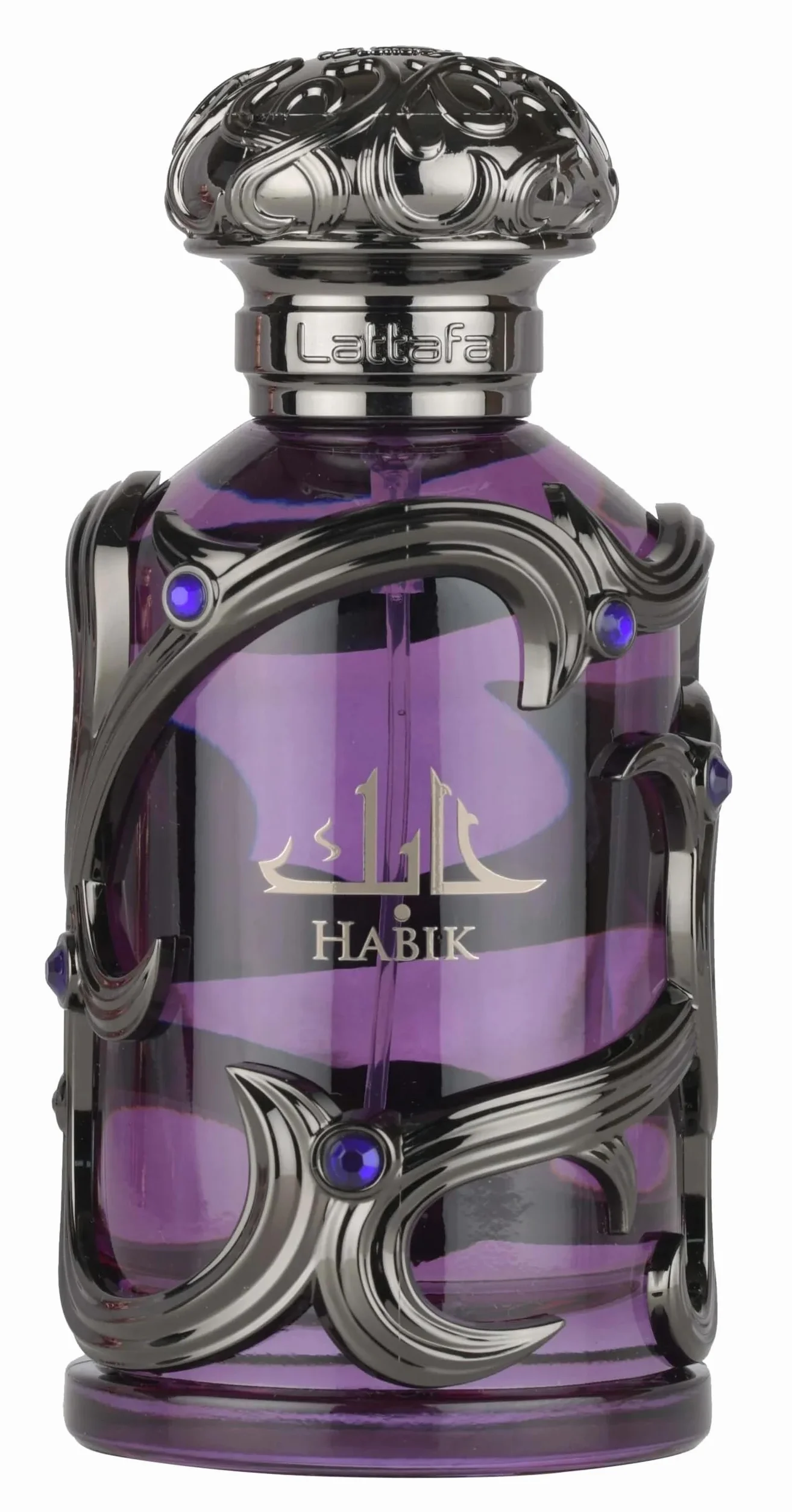 Lattafa Habik – Ámbar, Aromático, Amaderado, Almizclado, Eau de Parfum Spray de Larga Duración para Hombre, 100 ml