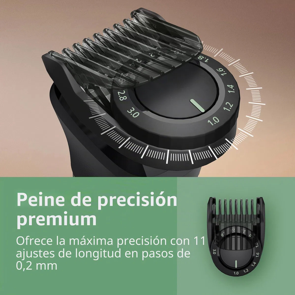 Philips Norelco All-in-One 9000 - Recortadora 28 en 1, para cara, cabello y