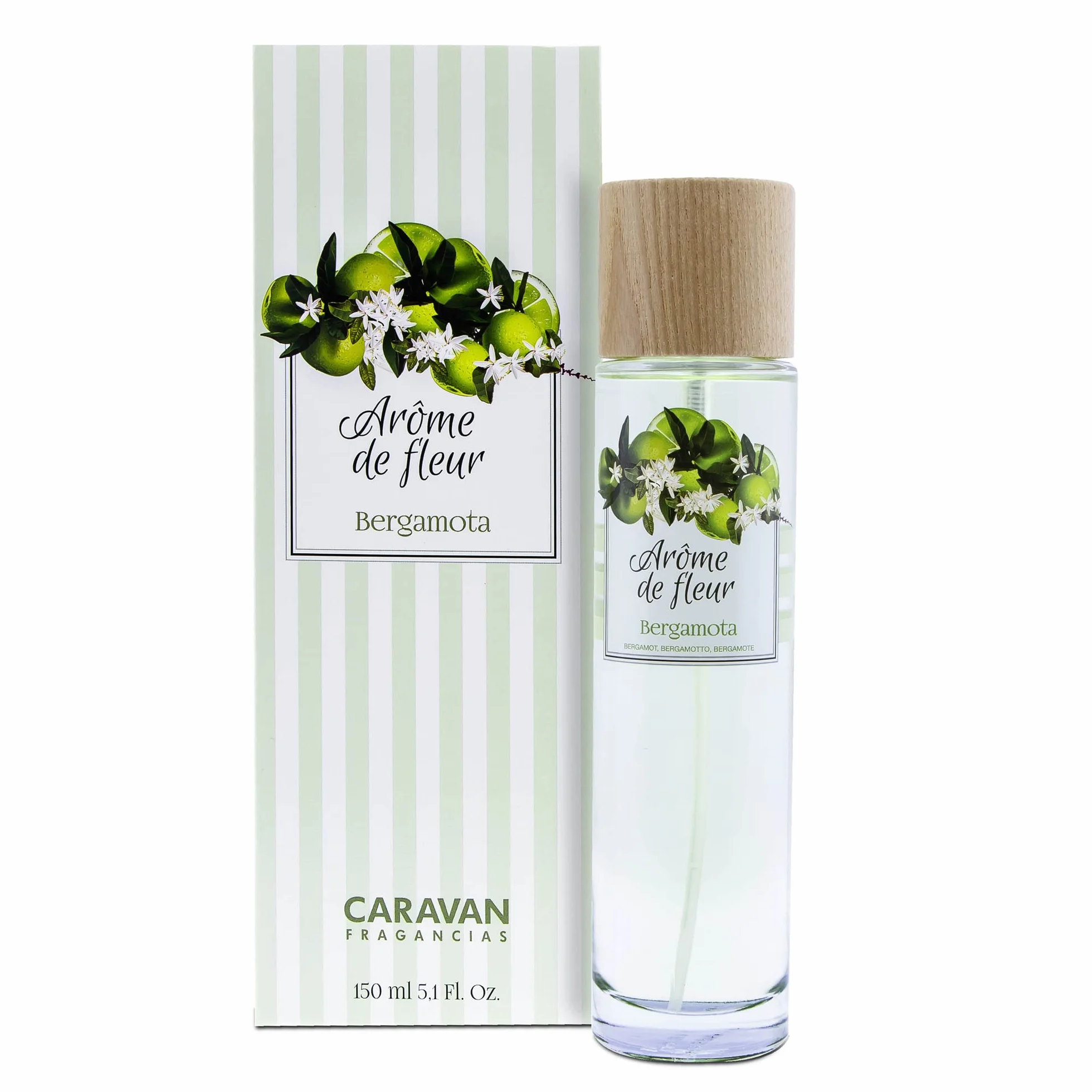 Caravan, Set de 2 frascos 150 ml, arome de fleur bergamota