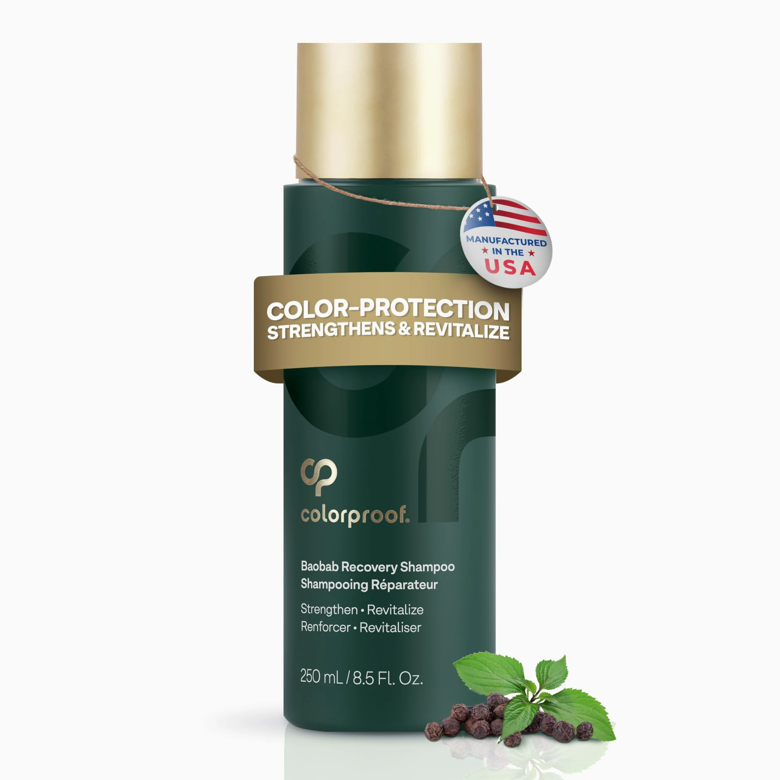 ColorProof Baobab - Champú de recuperación unisex de 8.5 onzas
