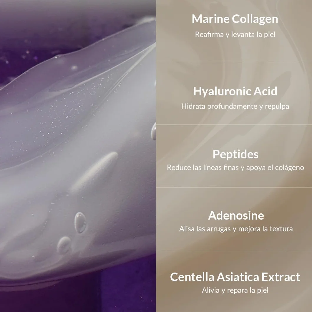 [Mizon] Crema Power Lifting de Colágeno (75ml) Hidratante Intensivo con 75% de Extracto de Colágeno Marino, Cosmético Coreano (Collagen Power Lifting Cream)