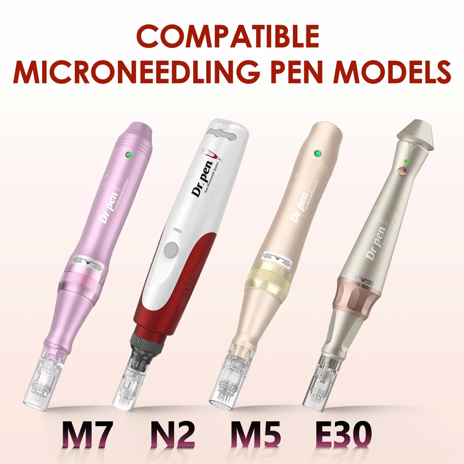 30 Pcs de Cartuchos de Repuesto de 36 Pin para Pluma de Microneedling Dr.pen Modelo M7/M5/N2/E30, Consejos de Micropunción Desechables Auténticos, Accesorio para Pluma Microneedle(36 Pin, 30Pcs)