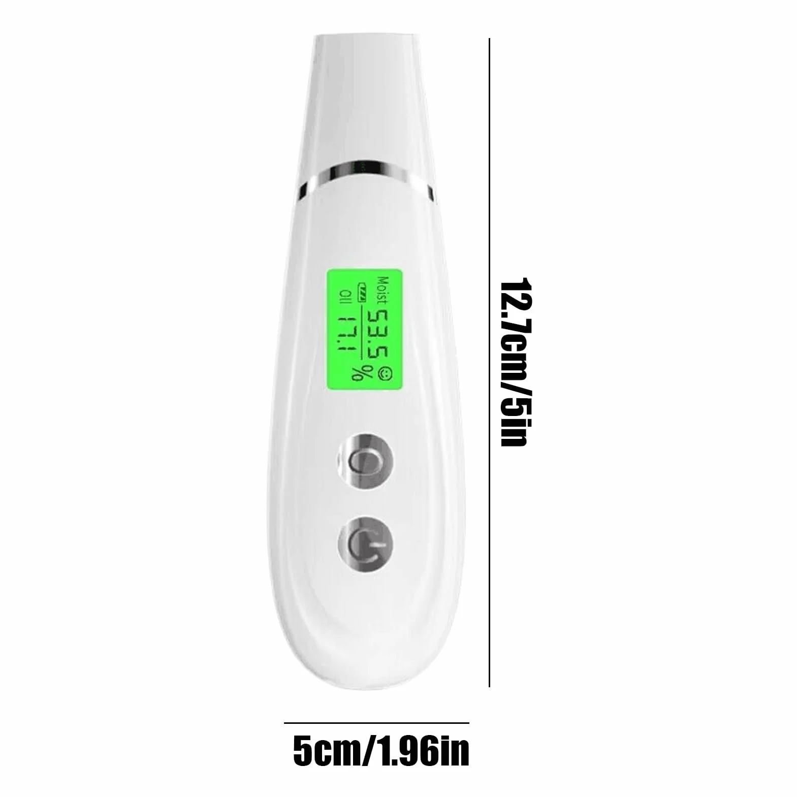 Probador de humedad de la piel, máquina analizadora de piel, pantalla LCD digital profesional, dispositivo de cuidado facial para el hogar, salón de belleza o viajes