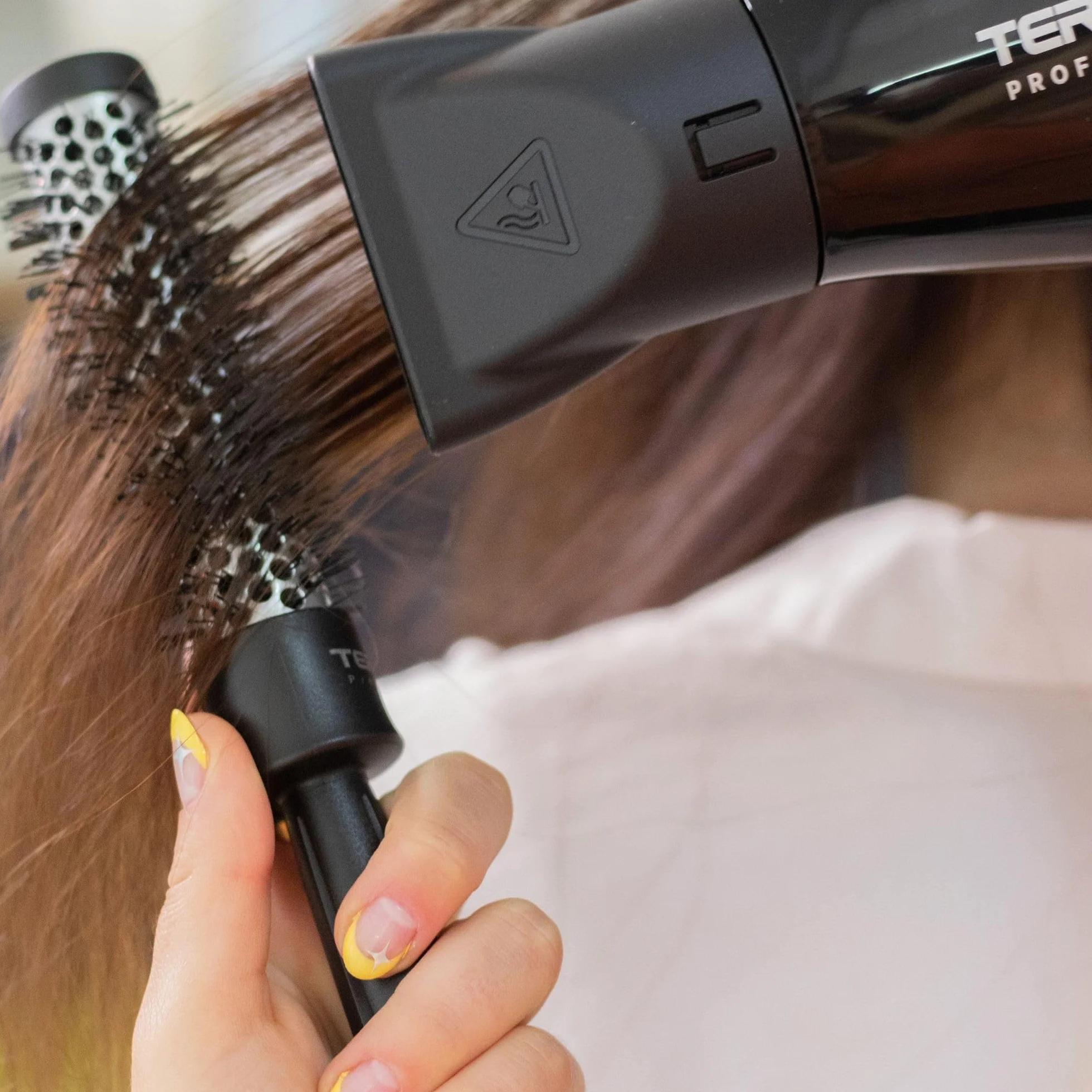 Termix Cepillos Termix Profesional, Cepillo Pelo, Cepillo Redondo Pelo Profesional, Secado Rápido, Fibras Ionizadas Alto Rendimiento, Cepillo Alisador, Cepillo Pelo Antirotura (Pack)
